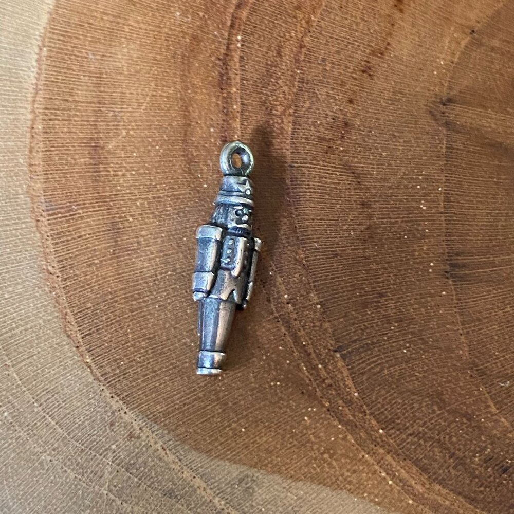 Retired James Avery Nutcracker Charm, Sterling Si… - image 1